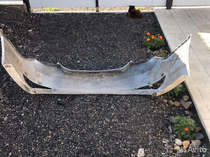 Бампер на hyundai solaris