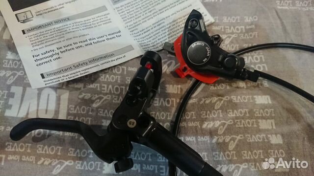 Тормоз дисковый Shimano SLX M675 передний 950мм