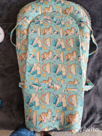 Кокон для новорожденных + одеяло и подушка