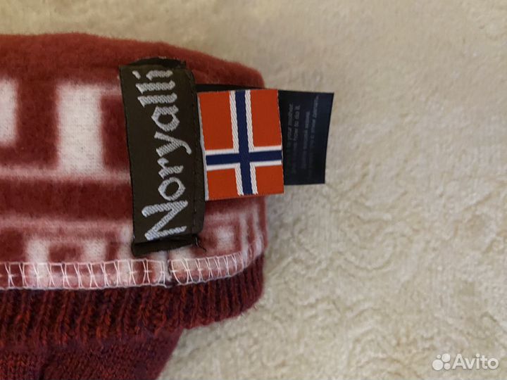 Комплект шапка и шарф шерсть