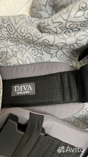 Эргорюкзак diva milano для новорожденных