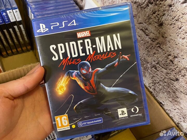 Spider Man Miles Morales PS4 PS5 (Новые) рус