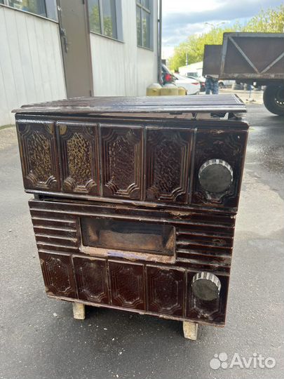 Печка буржуйка СССР чугунная