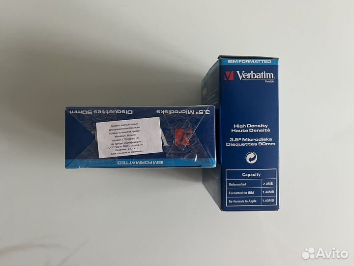 Дискеты 3.5 Verbatim 1.44MB 19 штук новые