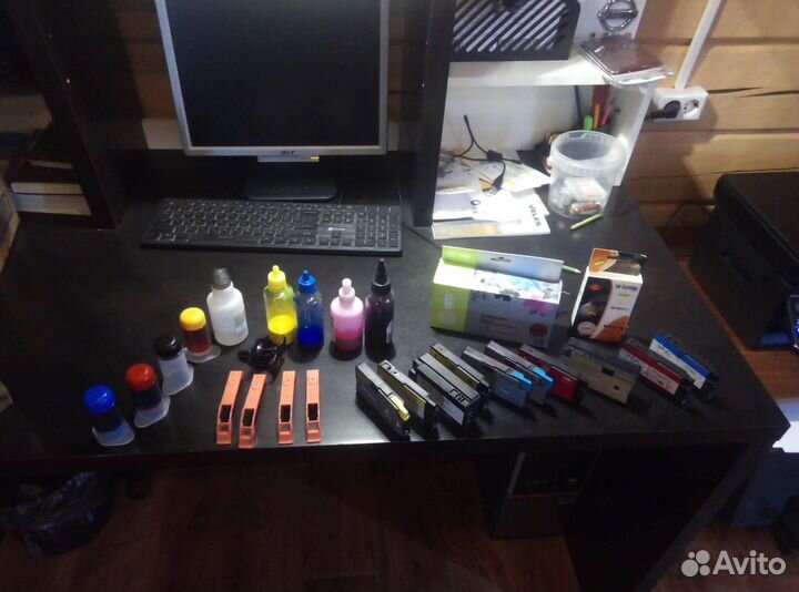 Чернила картриджи HP Canon