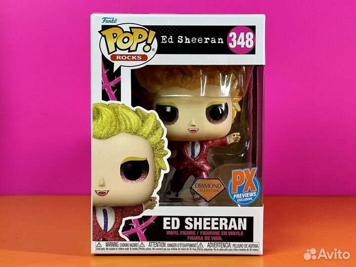 Funko Pop Rocks 348 Ed Sheeran (Diamond, PX Exc)