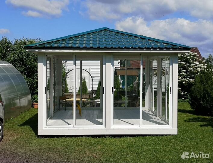 Остекление веранд, беседок