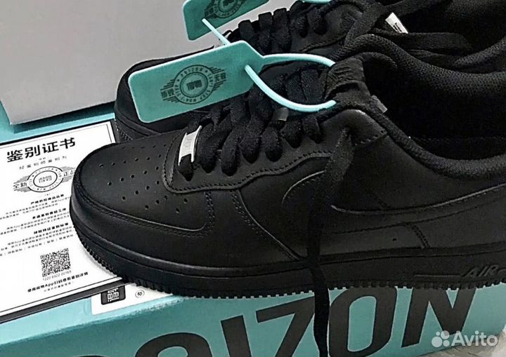 Nike air force 1 low black Оригинал