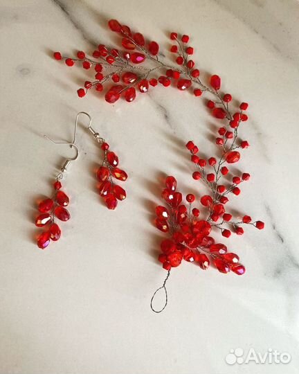 Свадебный гребень, тиара, украшение для волос