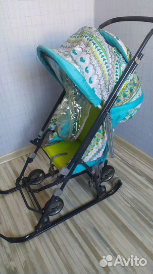 Детские санки коляска