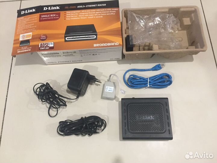 D-Link DSL-2500U adsl2+ router