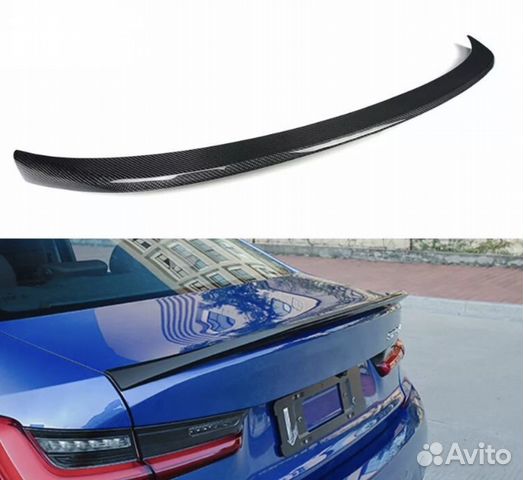Спойлер BMW G20 G80 M Performance сухой карбон