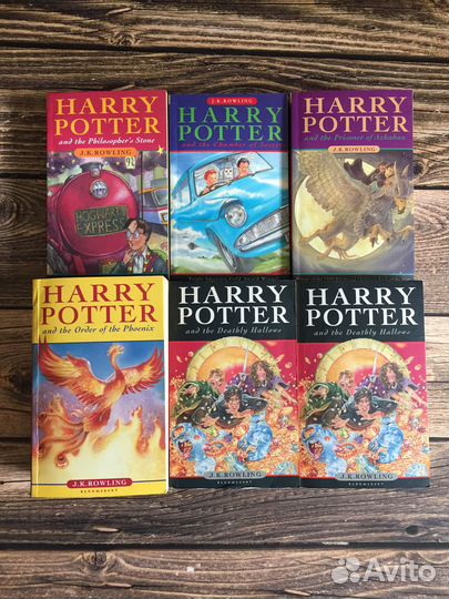 Harry Potter Bloomsbury Книги Гарри Поттер на англ