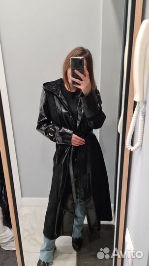 Кожаный плащ