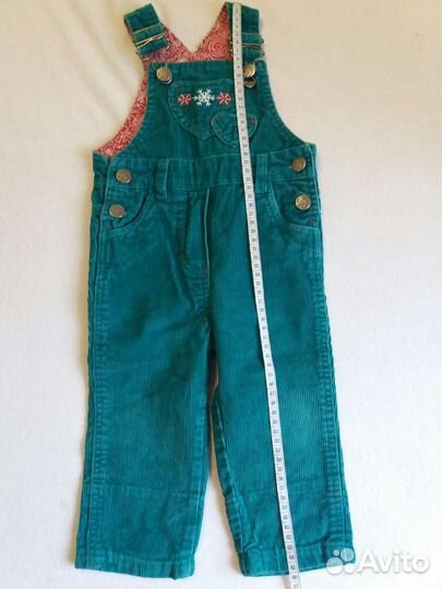 Штаны для девочки. Полукомбез