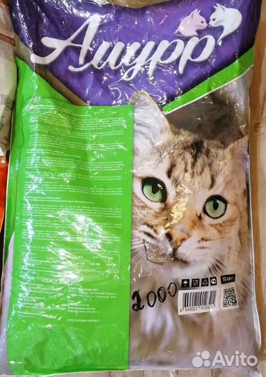 Сухой корм для кошек вискас 4 пачки