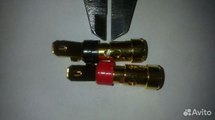 Пара Клемм акустические телескопические 2 мм прово