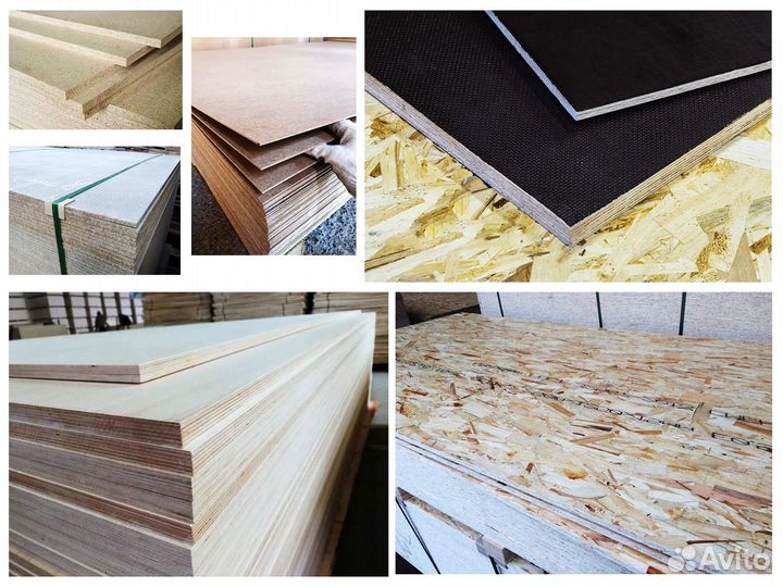 Фанера фк фсф ламинированная, цсп, двп, дсп