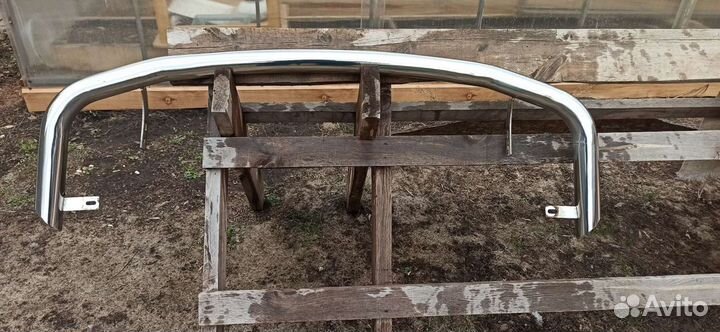 Защита заднего бампера mitsubishi pajero sport 3