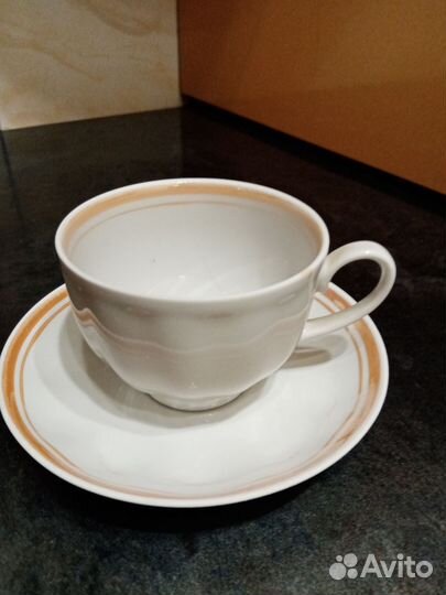 Чайные и кофейные пары Дулево СССР (по 3 пары) +