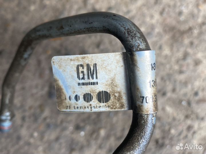 Трубка гур opel astra h