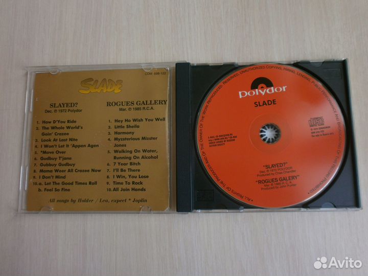 Slade Slayed / Rogues gallery CD Лицензия