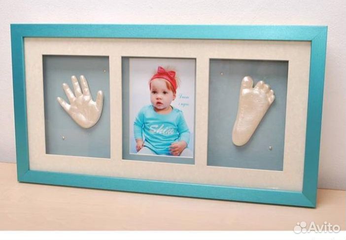 Детские слепки ручек и ножек