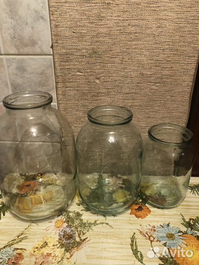 Банки стеклянные