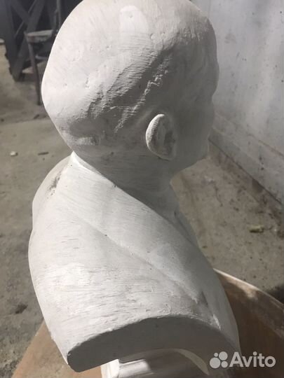 Бюст Ленин, 40 см., П.Яцына, 1958 г