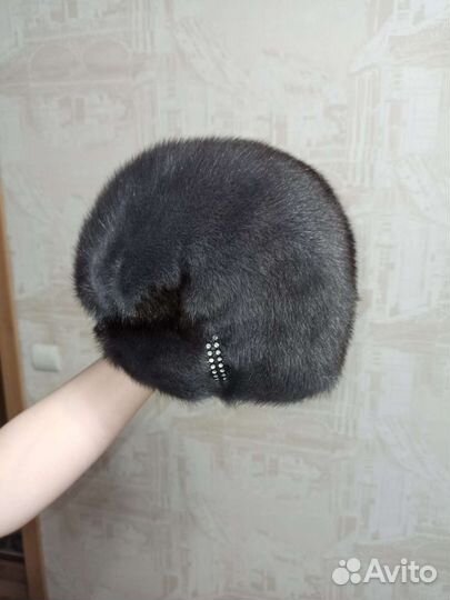 Шапка норковая женская
