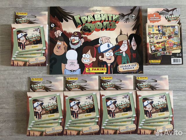 Журнал с наклейками «Gravity Falls»