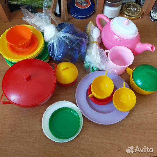 Набор кукольной посуды детский