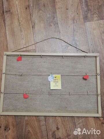 Фоторамка с прищепками