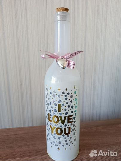 Светильник бутылка