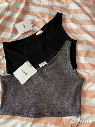 Топ Lime новый на одно плечо