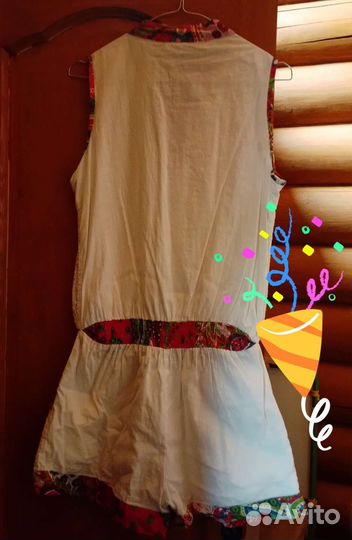 Летний комбинезон из хлопка M/L (46 р.)