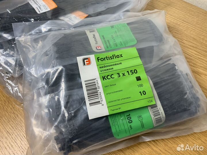 Стяжки хомуты кабельные нейлоновые