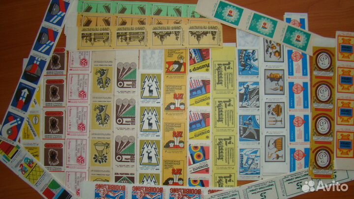 Этикетки спичечные СССР