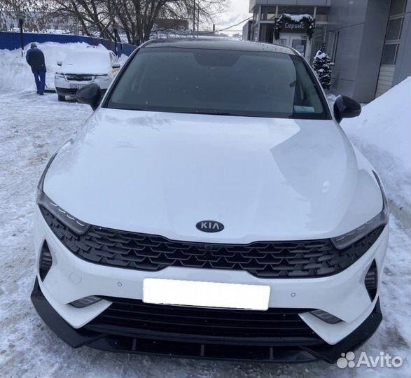 Сплиттер Киа к5 / губа kia k5