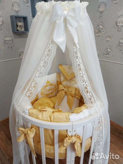 Комплект в кроватку с Балдахином