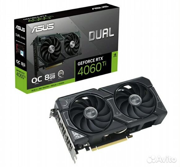 Видеокарта asus nvidia dual-RTX4060TI-O8G