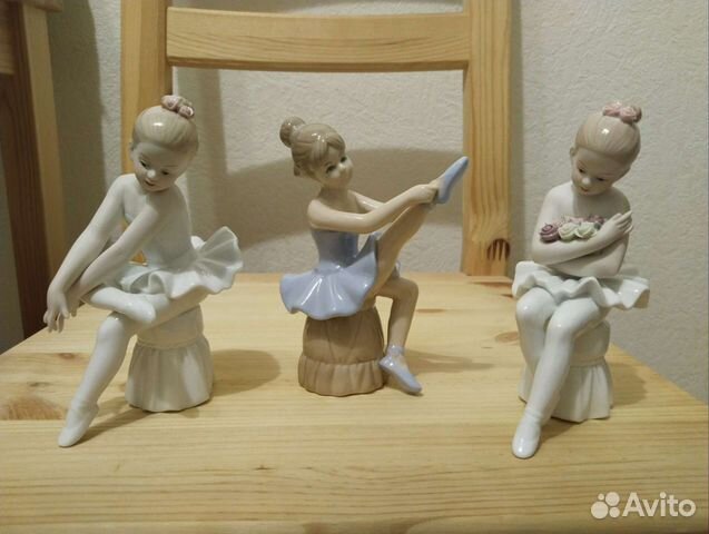 Статуэтки фарфоровые "Юные балерины"