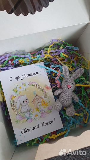 Игрушка кролик брелок обвес на сумку