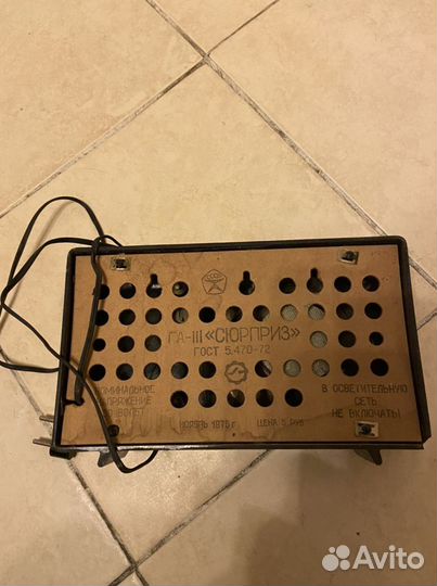 Радиоприемник сюрприз 1975 года,б/у,рабочий