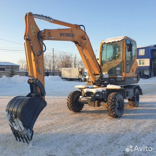 Колёсный экскаватор Hyundai R60W-9S, 2023