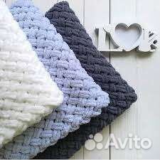 Уютный плед ручной работы