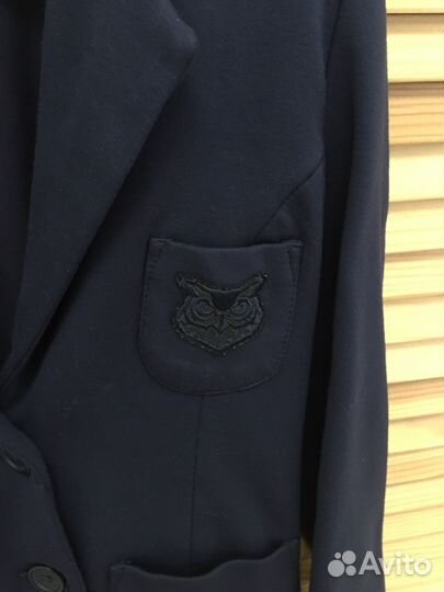 Пиджак школьный 122 синий для девочки