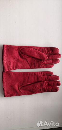 Перчатки женские кожанные новые