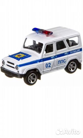Моделька машины 1:50 УАЗ полицейский