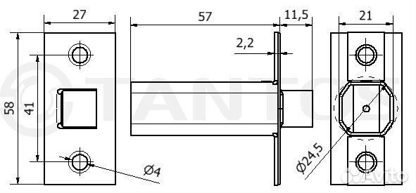Замок электромеханический tantos TS-EML300